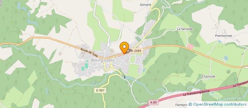 localisation de l'entreprise MONSIEUR YVAN PERRY  BOURG-LASTIC