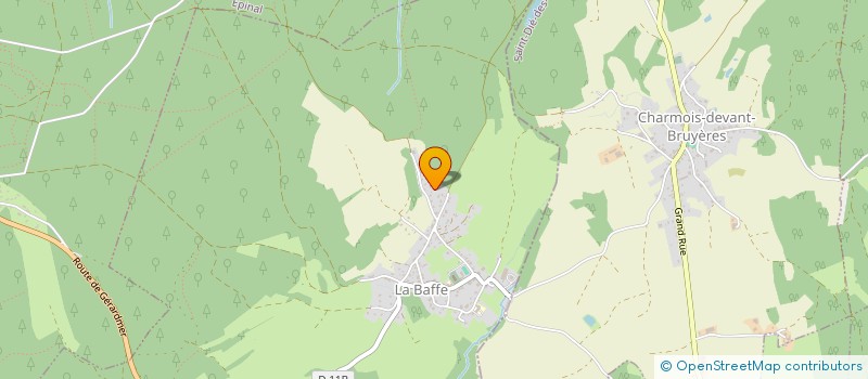 localisation de l'entreprise MONSIEUR YVAN PESCE  LA BAFFE