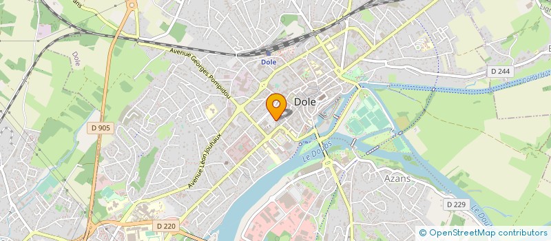 localisation de l'entreprise MONSIEUR YVAN PHILIPPE à DOLE