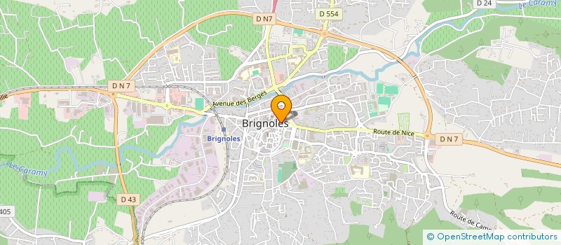 localisation de l'entreprise MONSIEUR YVAN PIERRE BARALE à BRIGNOLES