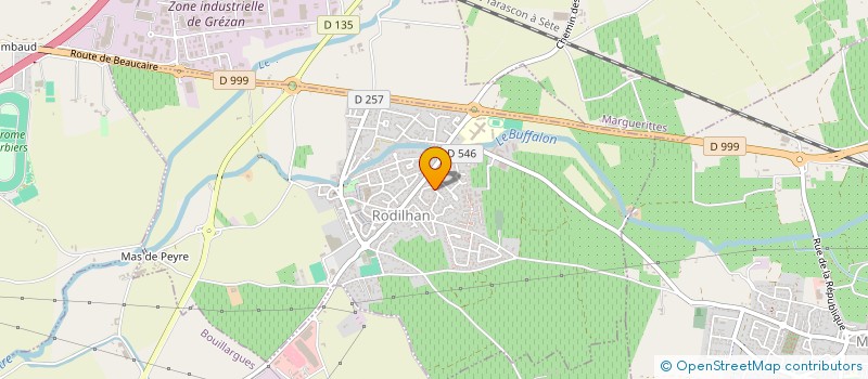 localisation de l'entreprise MONSIEUR YVAN PLANCHE  RODILHAN