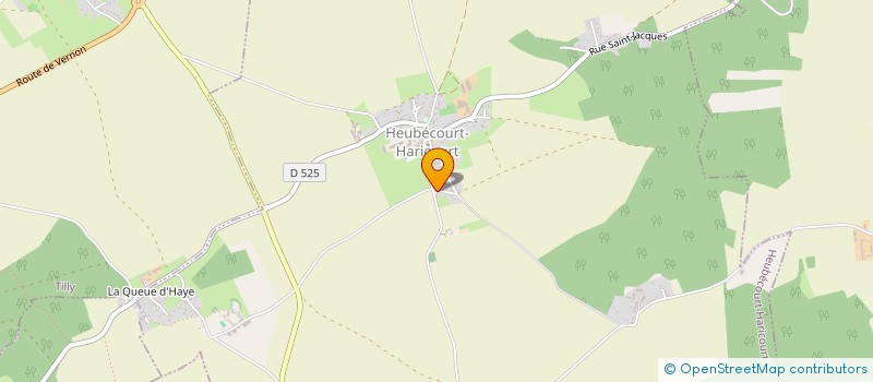 localisation de l'entreprise MONSIEUR YVAN POINTIER  HEUBECOURT-HARICOURT