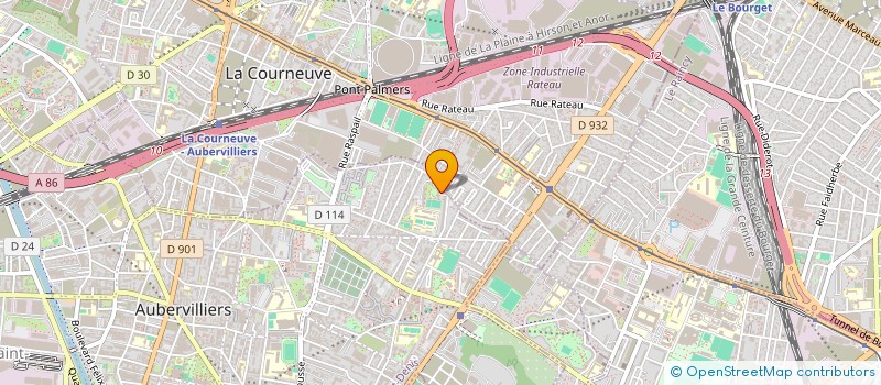 localisation de l'entreprise MONSIEUR YVAN PRISO TOTTO à AUBERVILLIERS