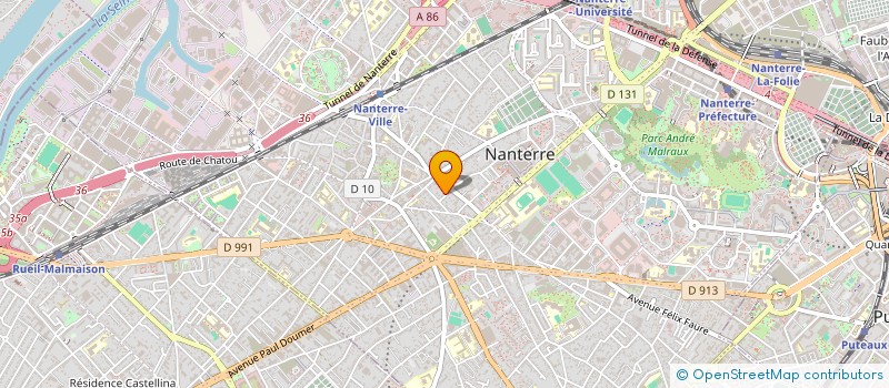 localisation de l'entreprise MONSIEUR YVAN RAPHANEL à NANTERRE
