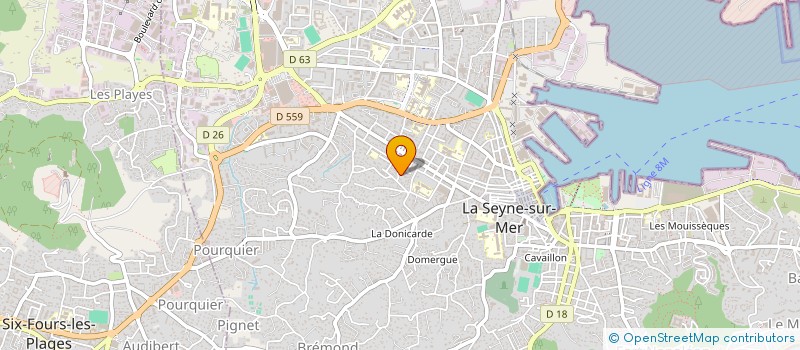 localisation de l'entreprise MONSIEUR YVAN RAZZANTI  LA SEYNE-SUR-MER