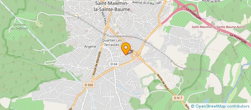 localisation de l'entreprise MONSIEUR YVAN RICHEZ à SAINT-MAXIMIN-LA-SAINTE-BAUME