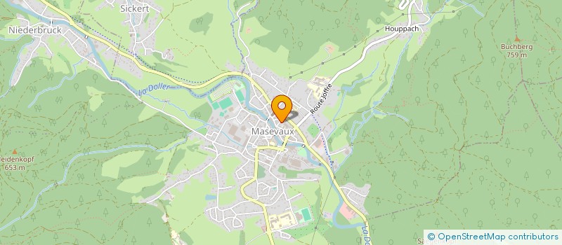 localisation de l'entreprise MONSIEUR YVAN RINGENBACH  MASEVAUX-NIEDERBRUCK