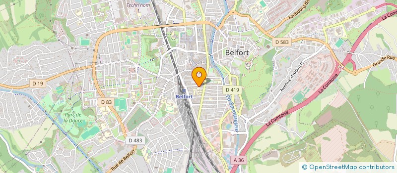 localisation de l'entreprise MONSIEUR YVAN RIOTTOT à BELFORT