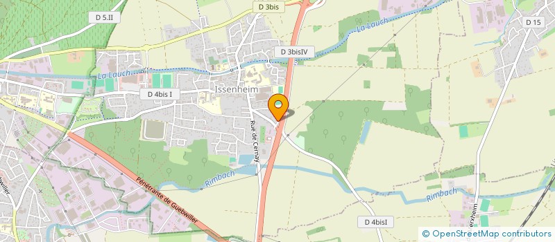 localisation de l'entreprise MONSIEUR YVAN RISACHER  VIEUX-THANN