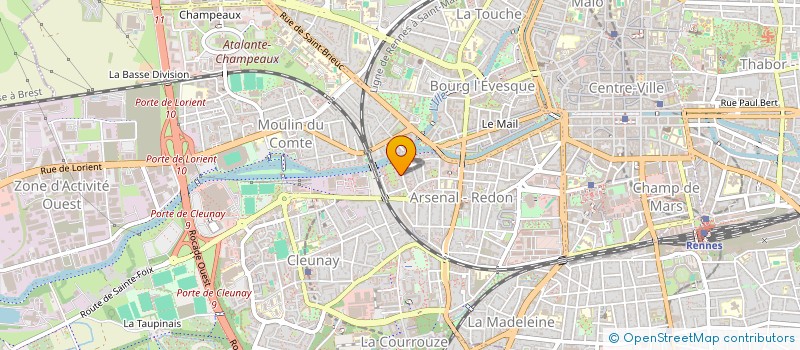 localisation de l'entreprise MONSIEUR YVAN ROGER PENVERN  RENNES