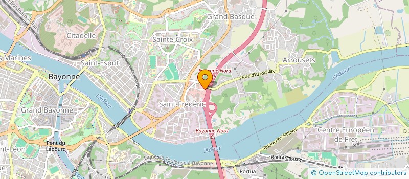 localisation de l'entreprise MONSIEUR YVAN ROLLET à BAYONNE