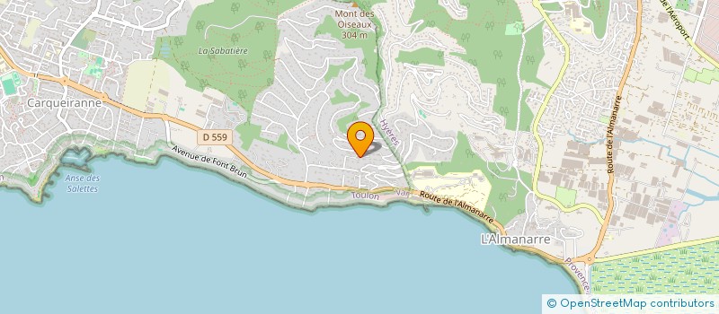 localisation de l'entreprise MONSIEUR YVAN ROUX  CARQUEIRANNE