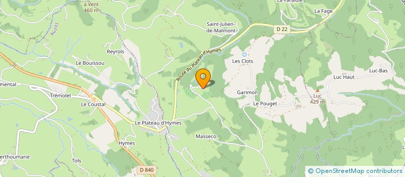 localisation de l'entreprise MONSIEUR YVAN RUFIE à CONQUES-EN-ROUERGUE