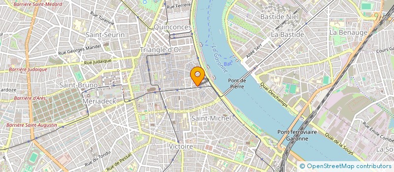 localisation de l'entreprise MONSIEUR YVAN RUIN  BORDEAUX