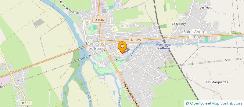 localisation de l'entreprise MONSIEUR YVAN SALVADOR  MONTROND-LES-BAINS