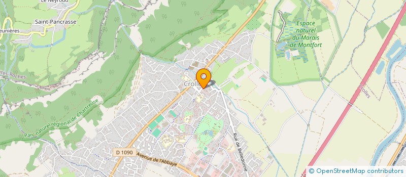 localisation de l'entreprise MONSIEUR YVAN SARRA-GALLET  CROLLES