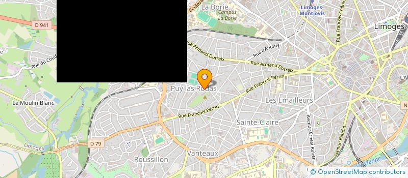 localisation de l'entreprise MONSIEUR YVAN SAUTOUR à LIMOGES
