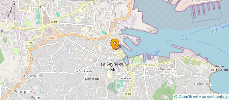 localisation de l'entreprise MONSIEUR YVAN SAUVAT à LA SEYNE-SUR-MER