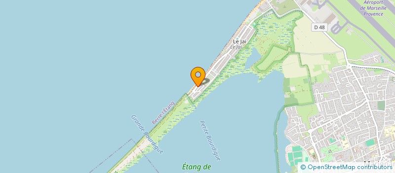 localisation de l'entreprise MONSIEUR YVAN SCAPPATICCI  MARIGNANE