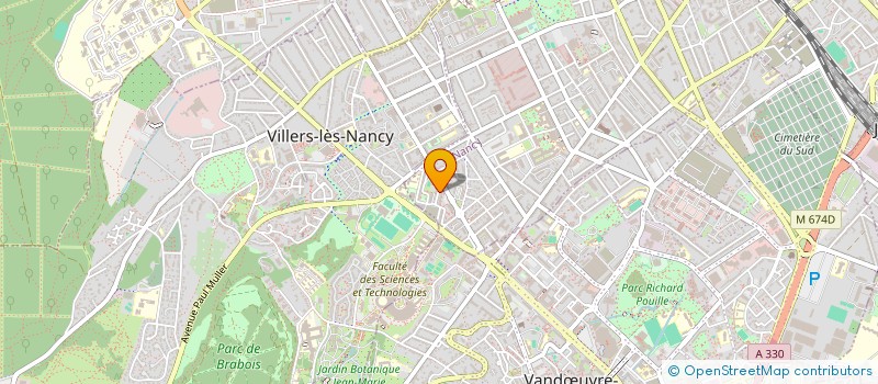 localisation de l'entreprise MONSIEUR YVAN SCHMIDT  NANCY