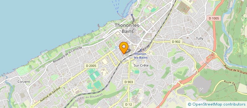 localisation de l'entreprise MONSIEUR YVAN SCHNEIDER à THONON-LES-BAINS