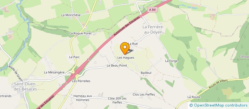 localisation de l'entreprise MONSIEUR YVAN SCHOT  SOULEUVRE EN BOCAGE