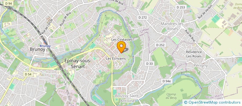 localisation de l'entreprise MONSIEUR YVAN SIMON  EPINAY-SOUS-SENART