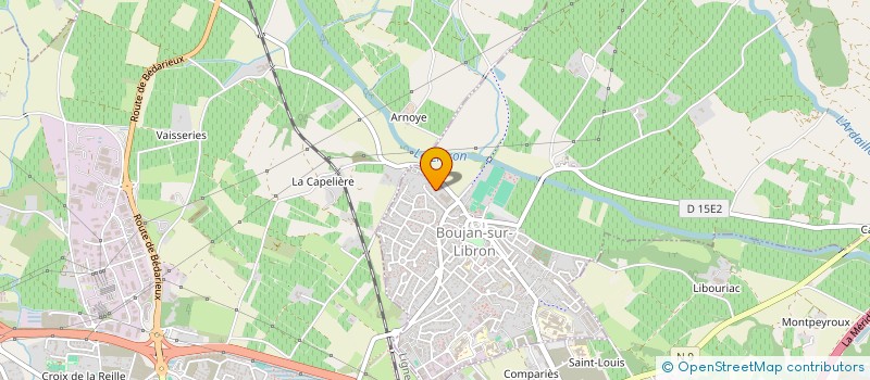 localisation de l'entreprise MONSIEUR YVAN SOLER  BOUJAN-SUR-LIBRON