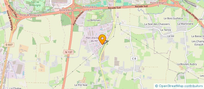 localisation de l'entreprise MONSIEUR YVAN SPAGNOL  NOYAL-CHATILLON-SUR-SEICHE