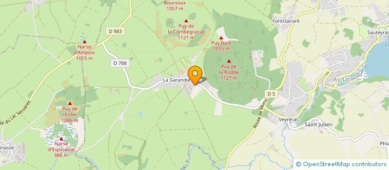 localisation de l'entreprise MONSIEUR YVAN TALLARON  AYDAT