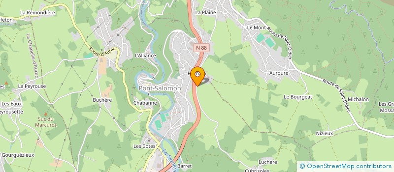 localisation de l'entreprise MONSIEUR YVAN TARDY  PONT-SALOMON