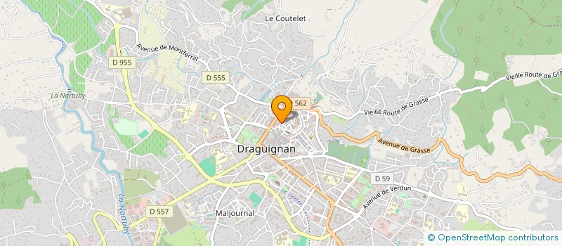 localisation de l'entreprise MONSIEUR YVAN TCHEY BI  DRAGUIGNAN