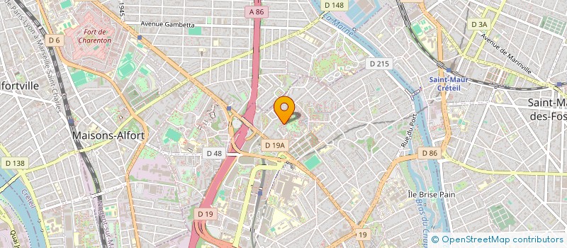 localisation de l'entreprise MONSIEUR YVAN TCHOUAYEP NSAMOU  CRETEIL