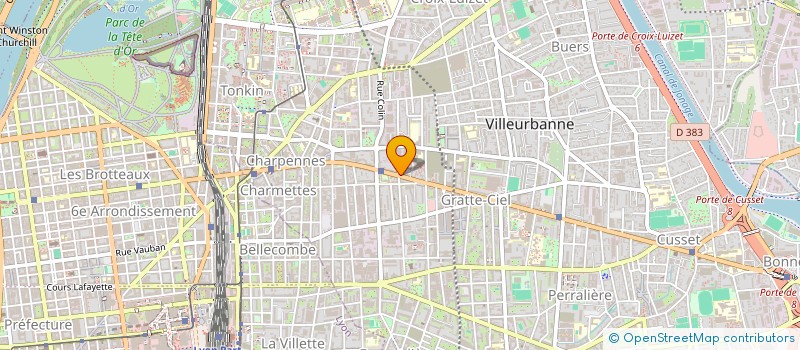 localisation de l'entreprise MONSIEUR YVAN THOMAS à VILLEURBANNE