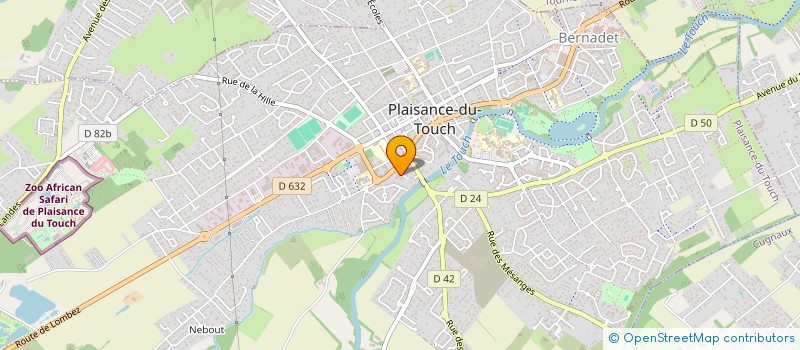 localisation de l'entreprise MONSIEUR YVAN TINCHI  PLAISANCE-DU-TOUCH