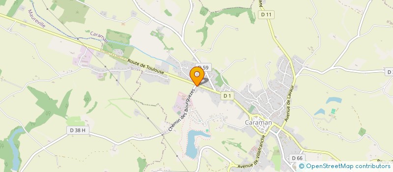 localisation de l'entreprise MONSIEUR YVAN TORRESIN  CARAMAN