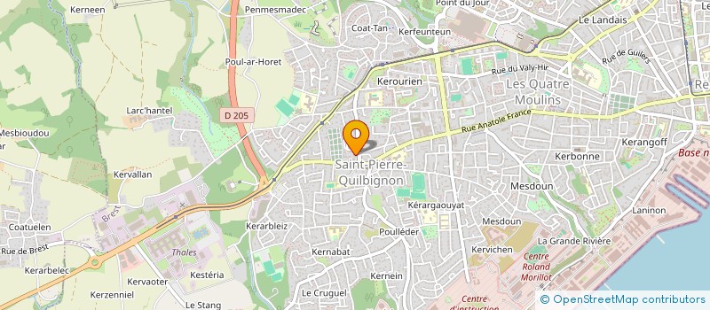 localisation de l'entreprise MONSIEUR YVAN TREGUIER à BREST