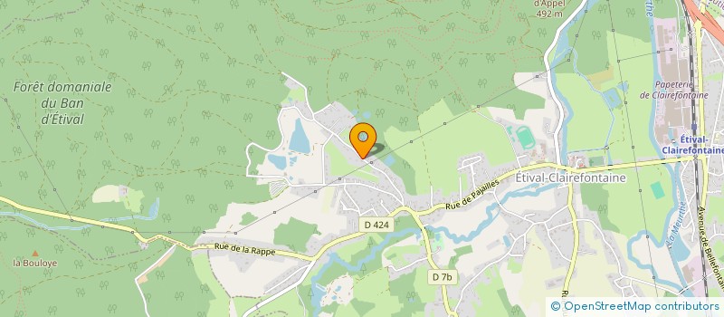 localisation de l'entreprise MONSIEUR YVAN VILLEMINOT  ETIVAL-CLAIREFONTAINE