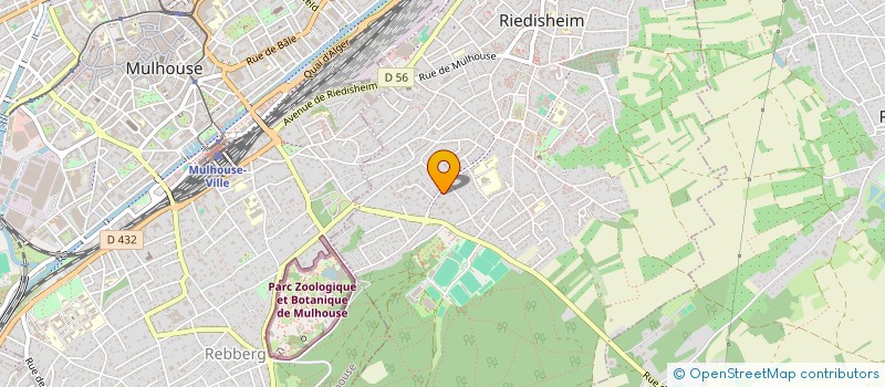 localisation de l'entreprise MONSIEUR YVAN WARTHER  RIEDISHEIM