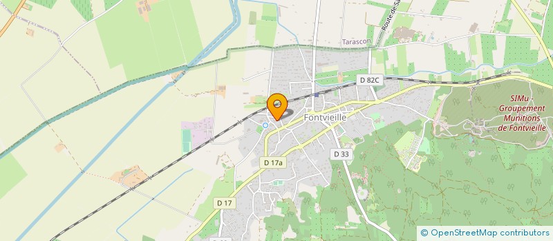 localisation de l'entreprise MONSIEUR YVAN ZUCCHELLI  FONTVIEILLE