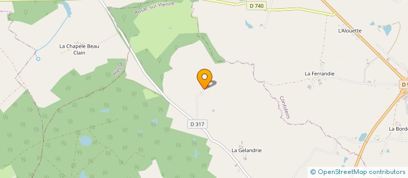 localisation de l'entreprise MONSIEUR YVANE DITTMER  ANSAC-SUR-VIENNE