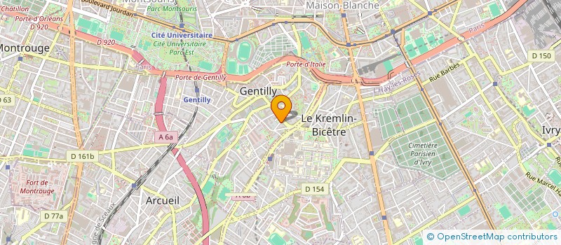 localisation de l'entreprise MONSIEUR YVANN DEVIGNE à GENTILLY