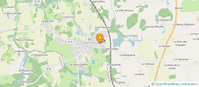 localisation de l'entreprise MONSIEUR YVANN HERVE  BONNEMAIN