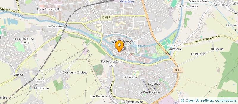 localisation de l'entreprise MONSIEUR YVANN KOLACZ  VENDOME