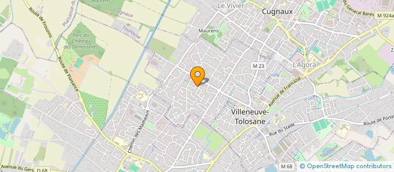 localisation de l'entreprise MONSIEUR YVANN PAWLOWSKI à VILLENEUVE-TOLOSANE