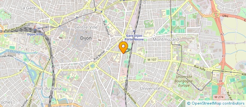 localisation de l'entreprise MONSIEUR YVANN WEIL  DIJON