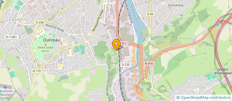 localisation de l'entreprise MONSIEUR YVANN YVANN MALLET  OUTREAU