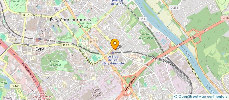 localisation de l'entreprise MONSIEUR YVENS JOACHIN à EVRY-COURCOURONNES