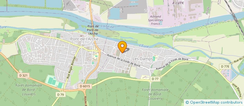 localisation de l'entreprise MONSIEUR YVERIC ZELAZKO  LES DAMPS