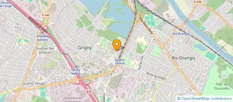 localisation de l'entreprise MONSIEUR YVERNEL NSONGOLA  GRIGNY